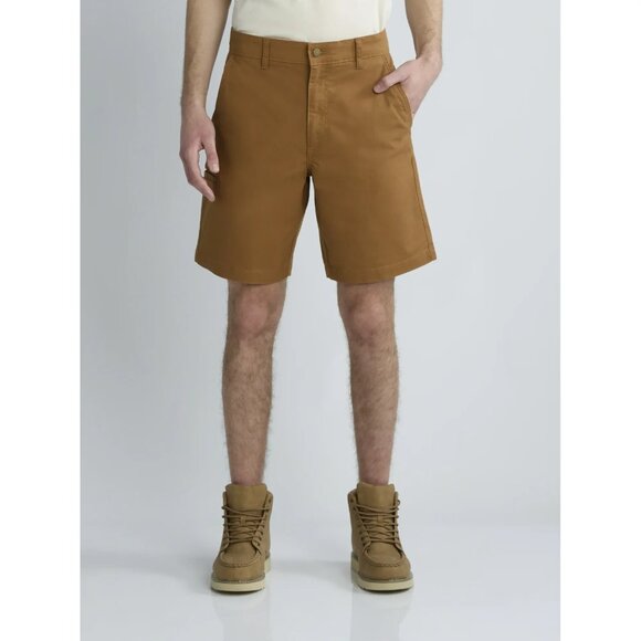 Brahma Men's Canvas Shorts, 9" Inseam, Size 44, Relaxed Fit, Brown, Mid-Rise - Picture 1 of 3